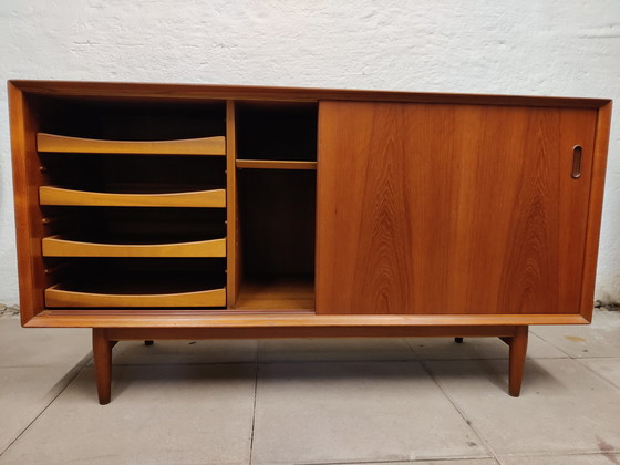 Image 1 of Buffet danois en teck no. OS11 par Arne Vodder pour Sibast Furniture