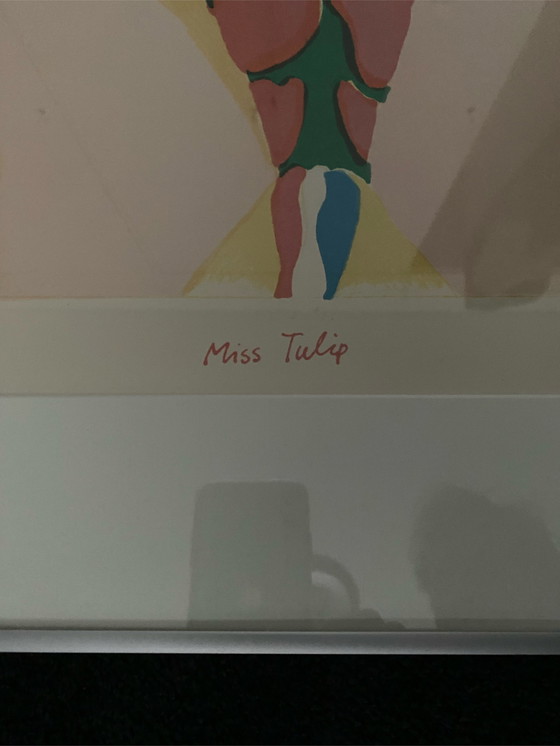 Image 1 of Jan Cremer, sérigraphie - Miss Tulip