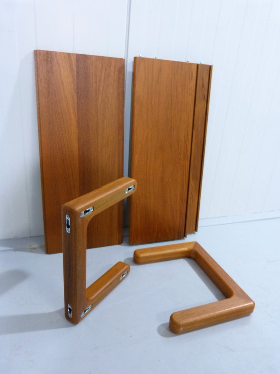 Image 1 of Dyrlund teak wall shelf bookshelf Denmark