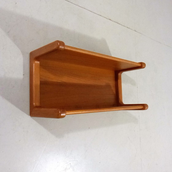 Image 1 of Dyrlund teak wall shelf bookshelf Denmark