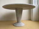 Table design en marbre