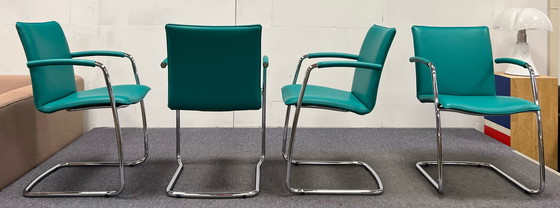 Image 1 of 4x Leolux Freyr chairs