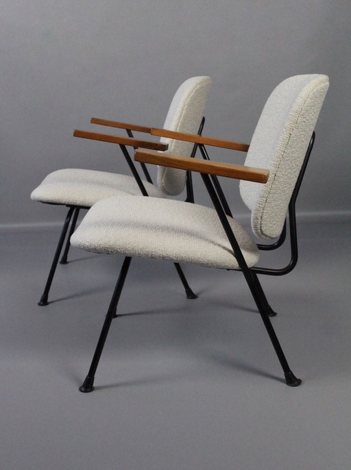 2x Gijs van Der Sluis arm chairs