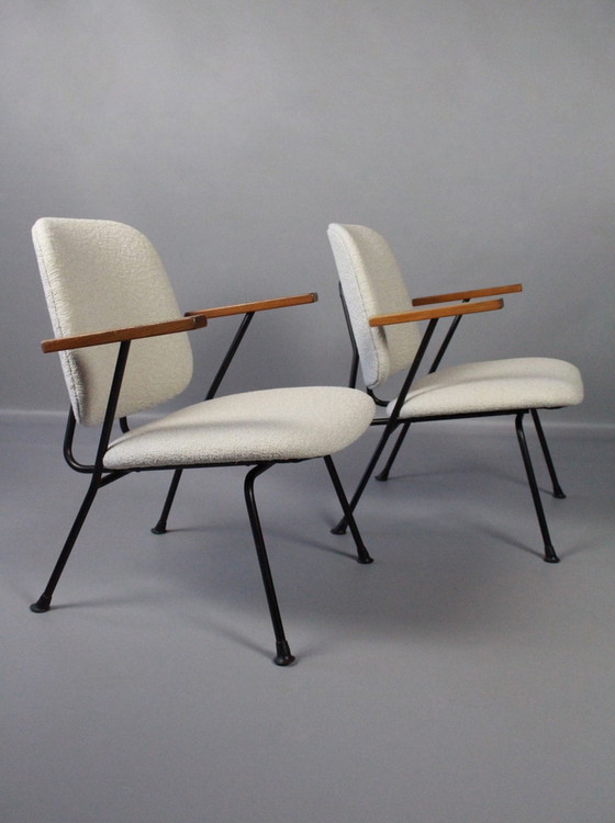 Image 1 of 2x Gijs van Der Sluis arm chairs