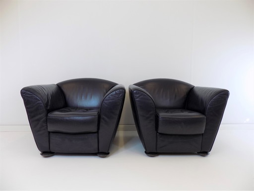 2x Cor Zelda Armchairs by Peter Maly