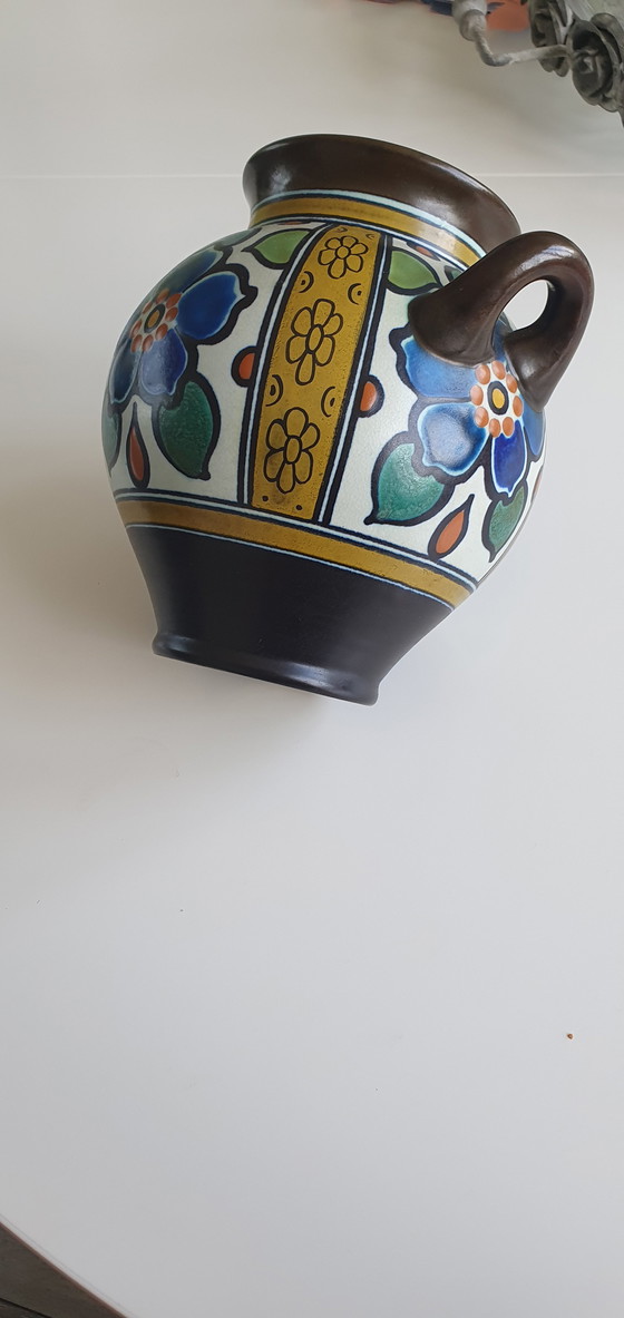 Image 1 of Gouda pottery vase