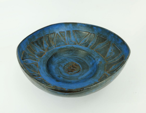 Image 1 of ceramic bowl studio pottery conny walther denmark 1960s