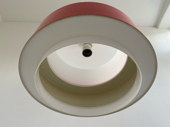 Image 1 of LUXUS hanging lamp red / white