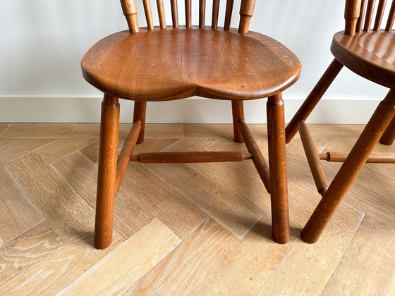 Image 1 of De Ster Gelderland Chairs with Spindle Back