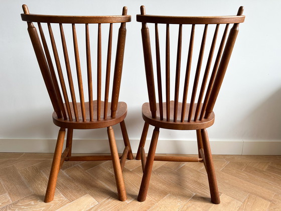 Image 1 of De Ster Gelderland Chairs with Spindle Back