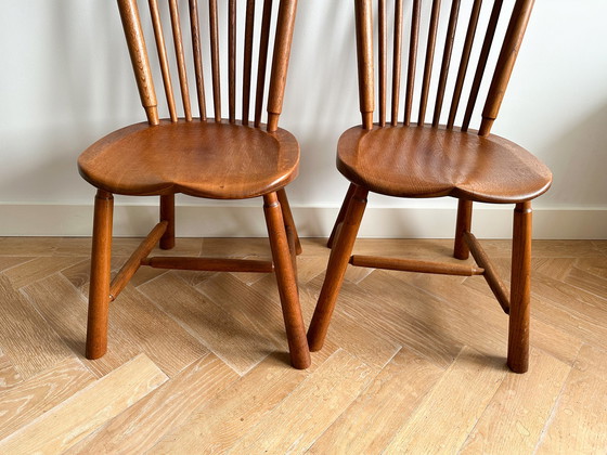 Image 1 of De Ster Gelderland Chairs with Spindle Back