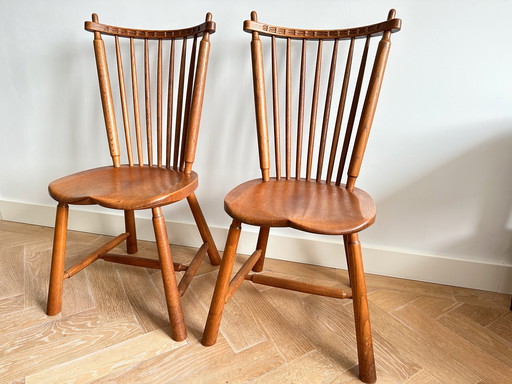 De Ster Gelderland Chairs with Spindle Back