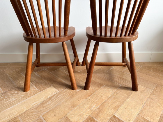 Image 1 of De Ster Gelderland Chairs with Spindle Back