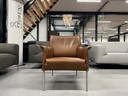 Design On Stock Fauteuil Limec cuir marron