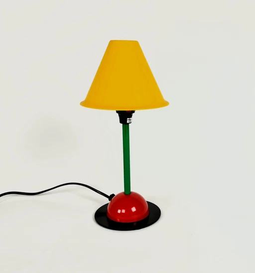 Ikea design - Memphis Milano - Memphis - modèle B9409 - lampe de table - made in Italy - 80's