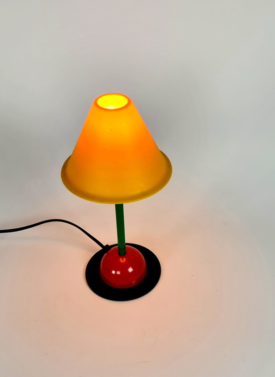 Image 1 of Ikea design - Memphis Milano - Memphis - modèle B9409 - lampe de table - made in Italy - 80's