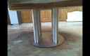 Kulowany marble table