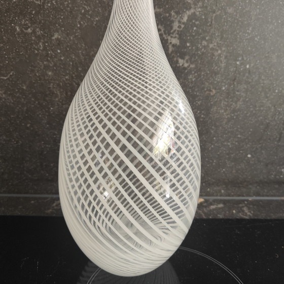 Image 1 of 4x Vase en verre filigrané