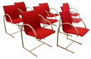 8x Metaform Circle dining chairs vintage