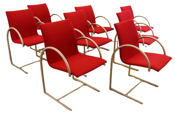 Image 1 of 8x Metaform Circle dining chairs vintage