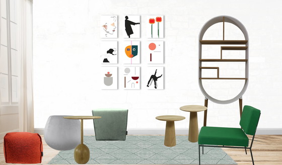 Image 1 of Ontwerper Pien ten Napel - 'The Oval' kast