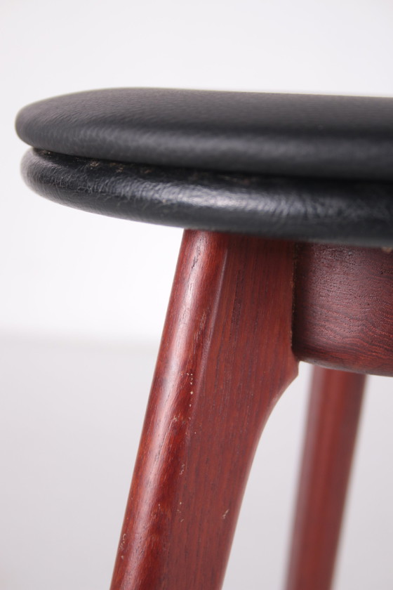 Image 1 of Danish Design side stool by Erik Buch made by Domus danica1960s.