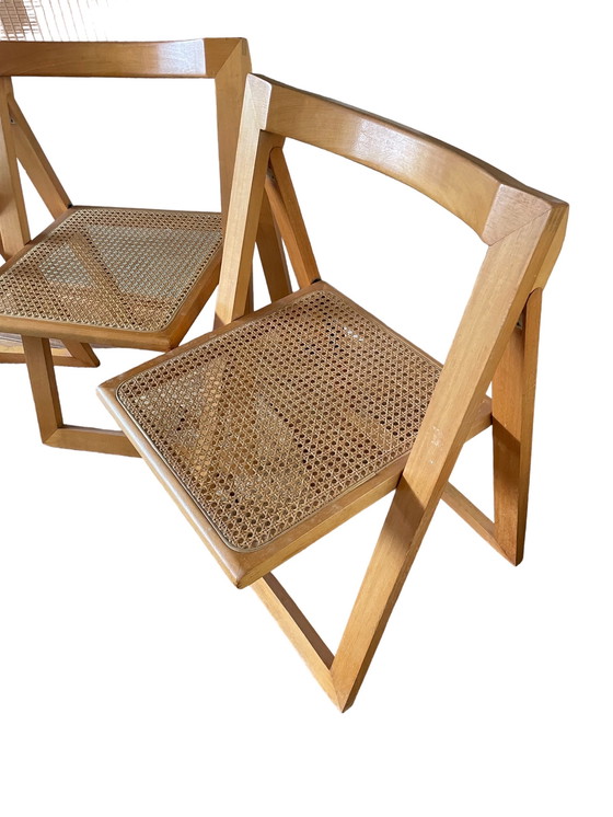 Image 1 of 3 x Aldo Jacober & Pierangela d'Aniello - 'Trieste' folding chairs