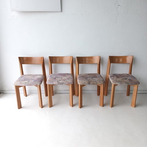 4x Mauro Pasquinelli dining chair