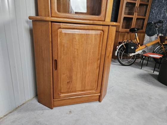 Image 1 of Dyrlund teak corner cabinet