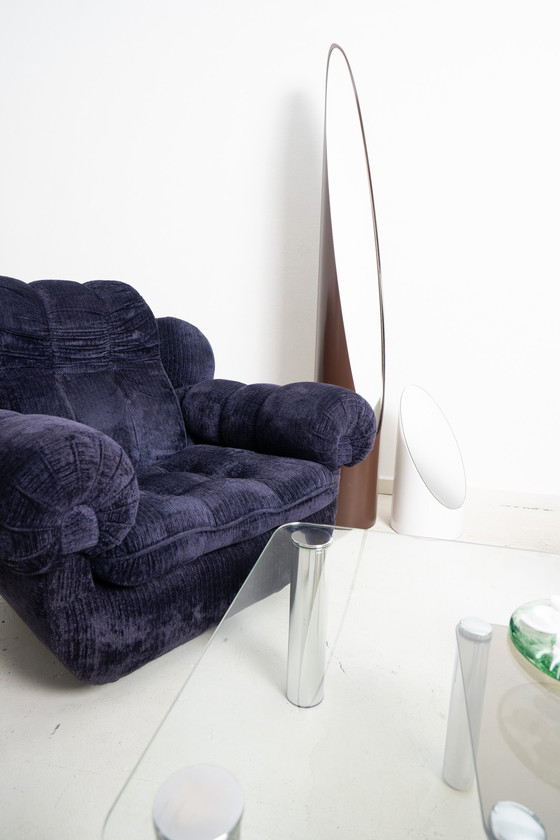 Image 1 of Fauteuil vintage "cloud" en velours côtelé