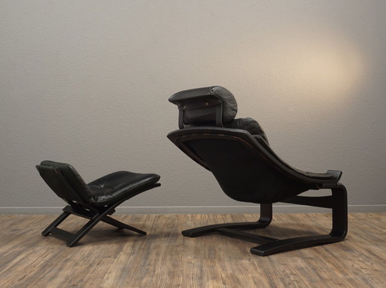 Image 1 of Nelo Kroken Armchairs and Stools Leather