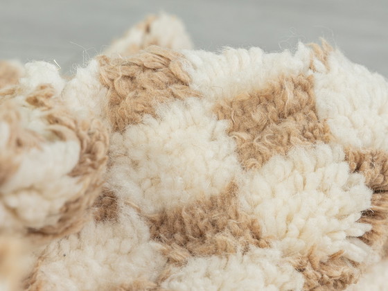 Image 1 of Tiny Sand Check Berber Rug (tapis berbère à carreaux)