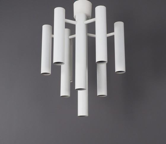 Image 1 of Temde space age metal ceiling lamp 1970s