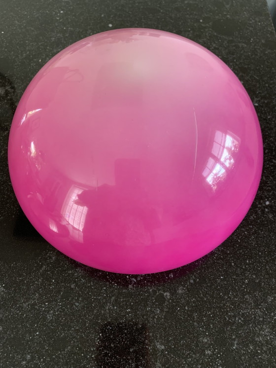 Image 1 of Lampada da tavolo vintage a forma di fungo in vetro tattile