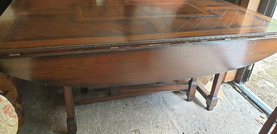 Image 1 of Jugendstil schuitema rac royal antique dining room table