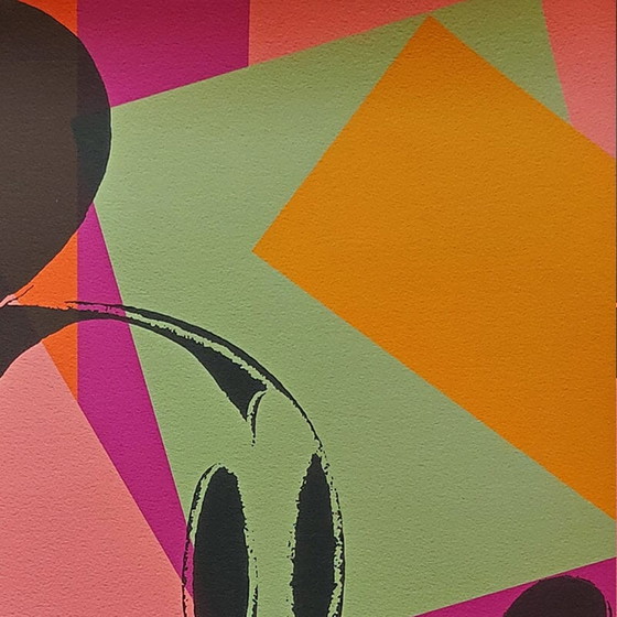 Image 1 of 1980s Andy Warhol "Mickey Mouse" Limited Edition Lithograph by CMOA