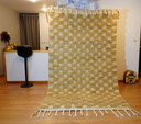 Tappeto berbero - 250 cm x 154 cm - lana color tortora