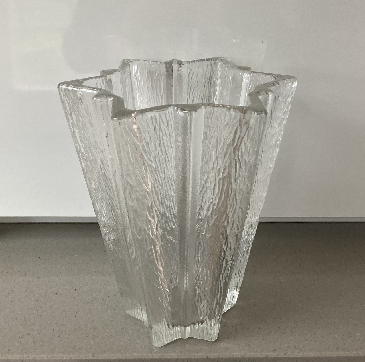 Vaso Art Déco stella Pierre D'Avesn
