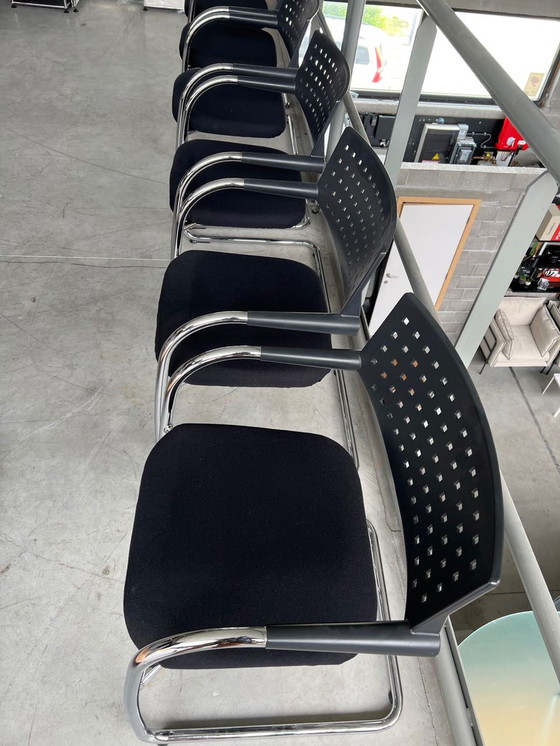 Image 1 of 6x Vitra Visavis chairs