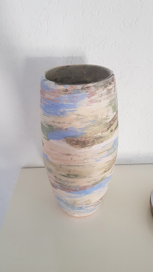 Tall matte vase