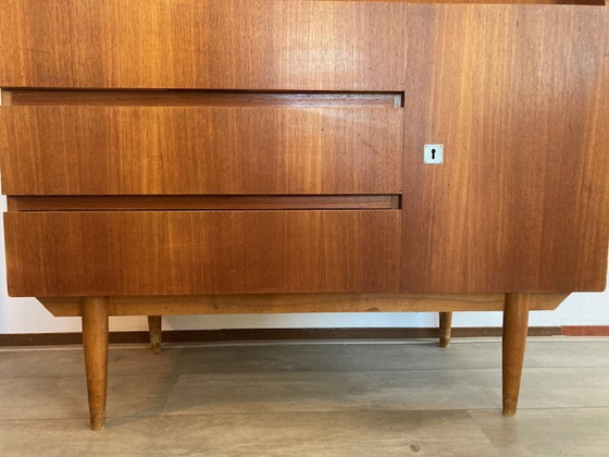 Image 1 of Retro vintage mid-century secretary