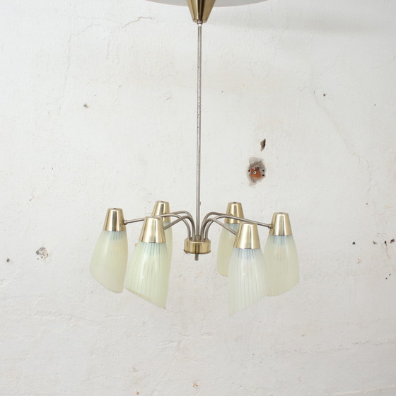 Image 1 of Mid-century chandelier