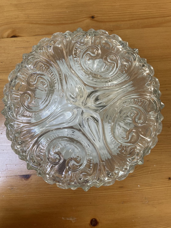 Image 1 of 2 x Lampada da soffitto in vetro vintage