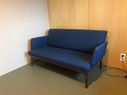 Beautiful blue Danish design sofa