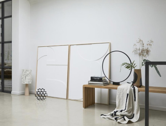 Image 1 of HKliving Framed Relief wall deco