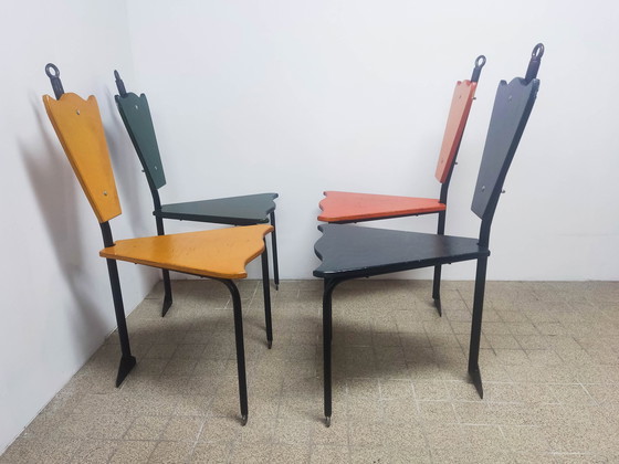 Image 1 of 4x Dining Chairs by Jos Laugs