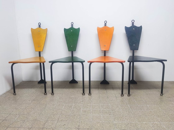 Image 1 of 4x Dining Chairs by Jos Laugs