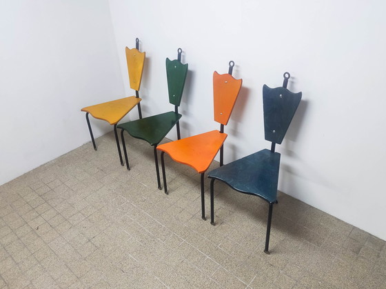 Image 1 of 4x Dining Chairs by Jos Laugs