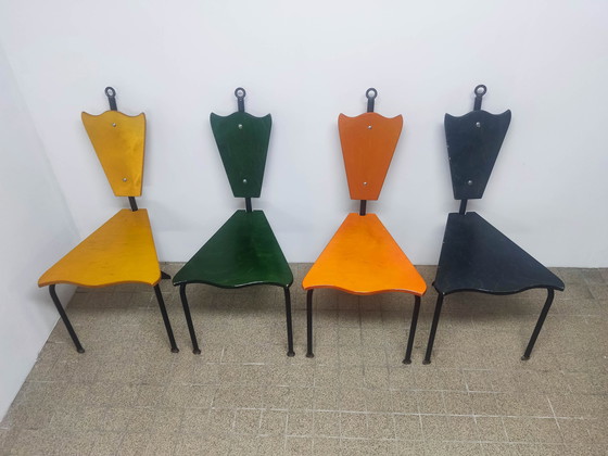 Image 1 of 4x Dining Chairs by Jos Laugs