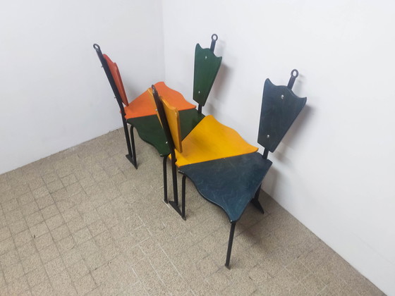 Image 1 of 4x Dining Chairs by Jos Laugs